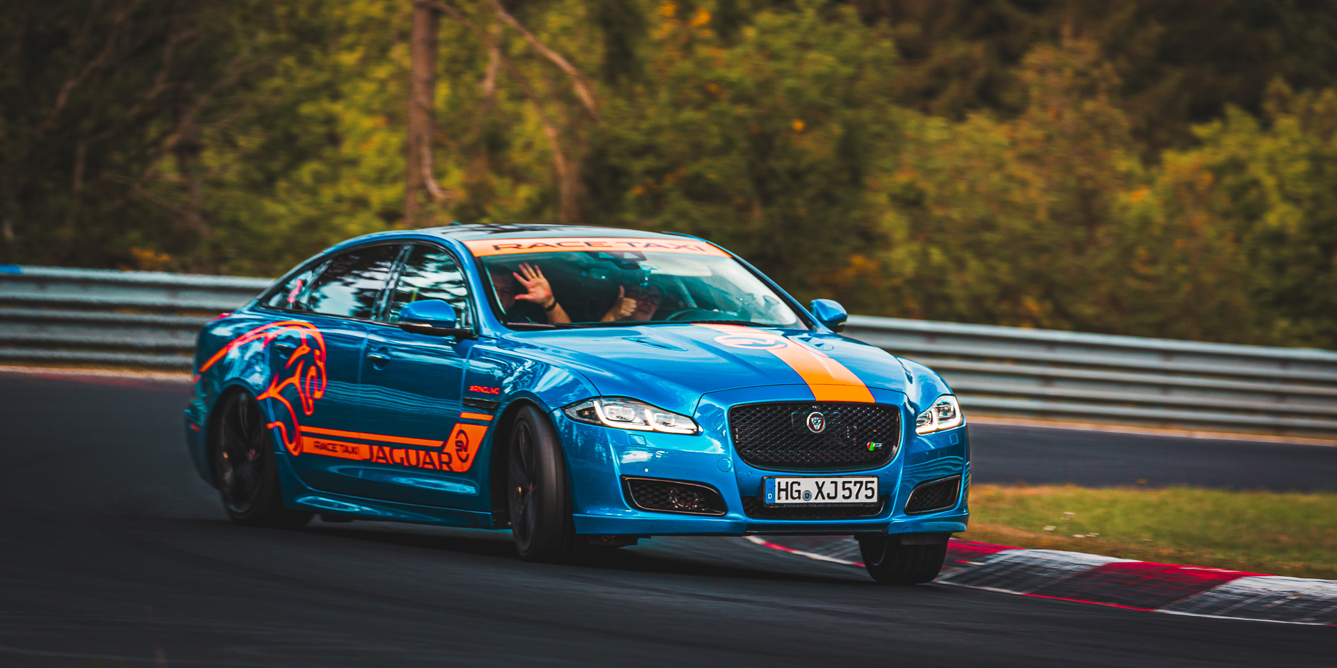 Dale Lomas Nurburgring Jaguar Taxi